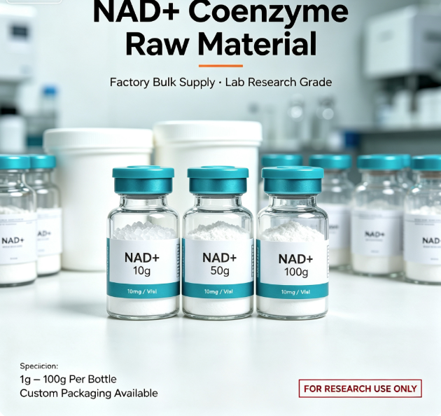 Factory Supply NAD+ Nicotinamide Adenine Dinucleotide Powder High Purity With COA For Laboratory Research Use Only