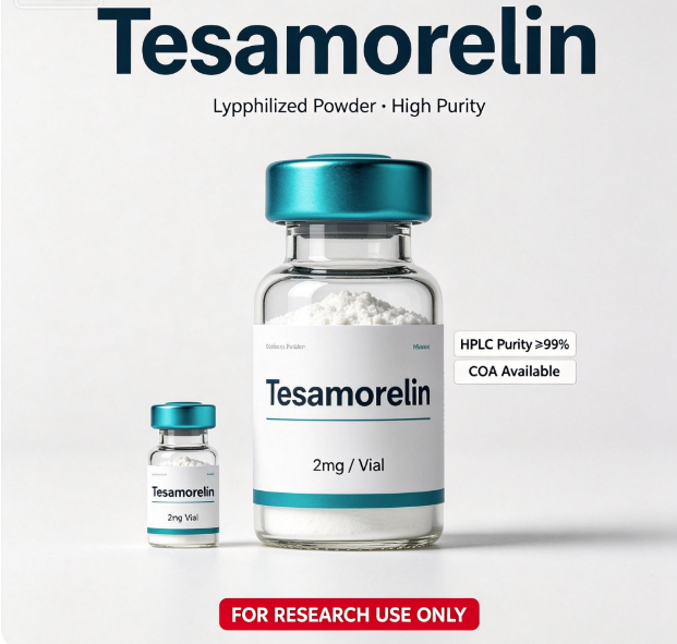 Factory Supply Tesamorelin Peptide Lyophilized Powder High Purity With COA For Laboratory Research Use Only
